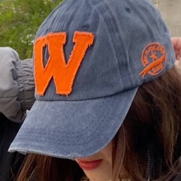 Motorcycle Racing Hat, Retro Vintage Style, Adjustable Strap - Picture 4 of 4